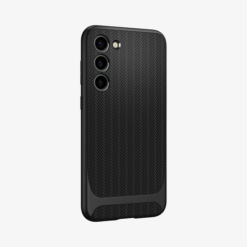 ACS05626 - Galaxy S23 Ultra Case Neo Hybrid in black showing the back